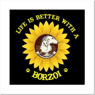 Borzoi Lovers Posters and Art